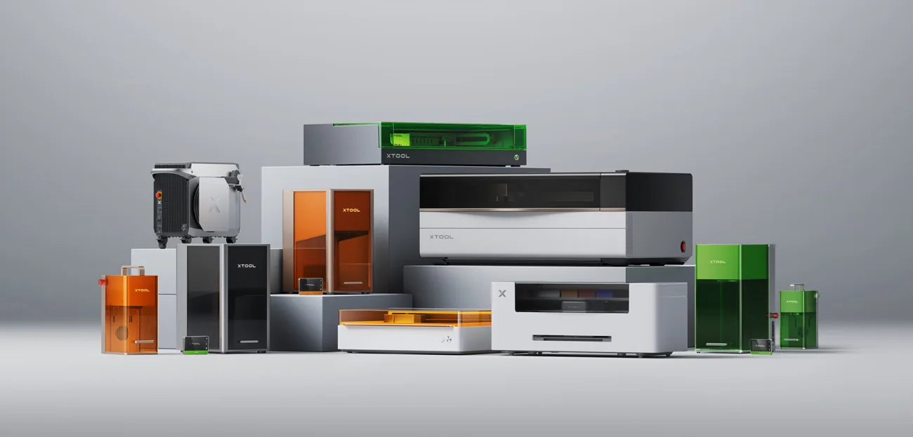 xTool Lasercutter, DTF- und UV-Drucker im Überblick